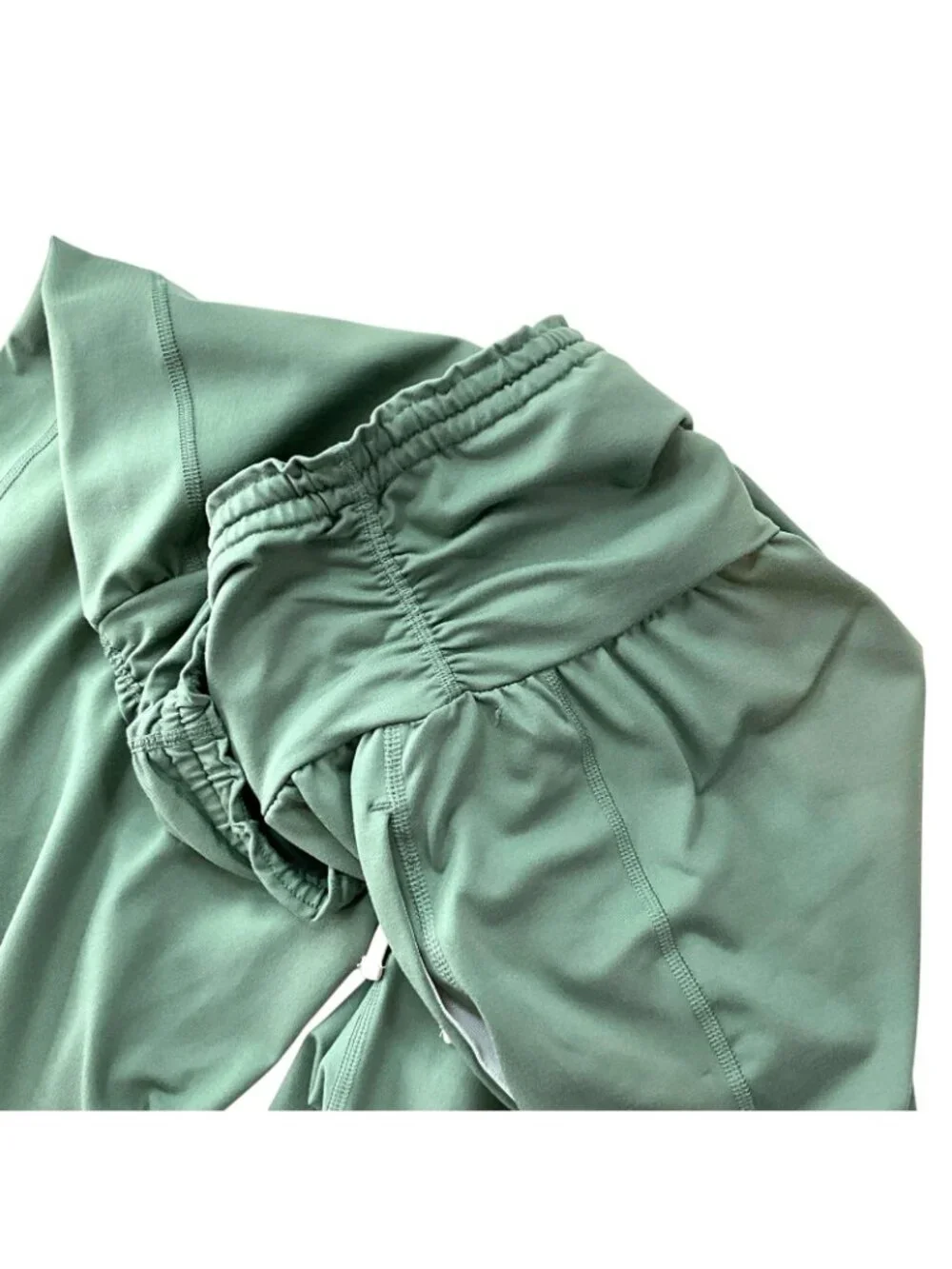 FP Movement Take It Easy Jogger Pants Womens Medium Green High Rise Relaxed